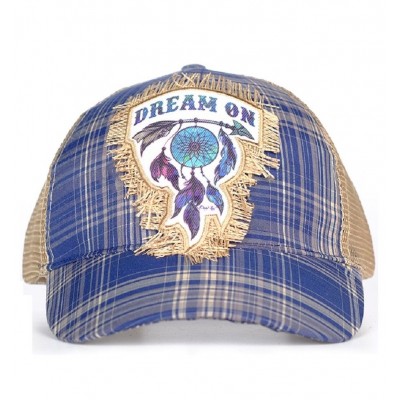 Southern Adjustable Dream On Catcher Feather Hippy Arrow Hat Cap Vented Blue   eb-61943277